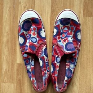 Vintage Coach slip ons